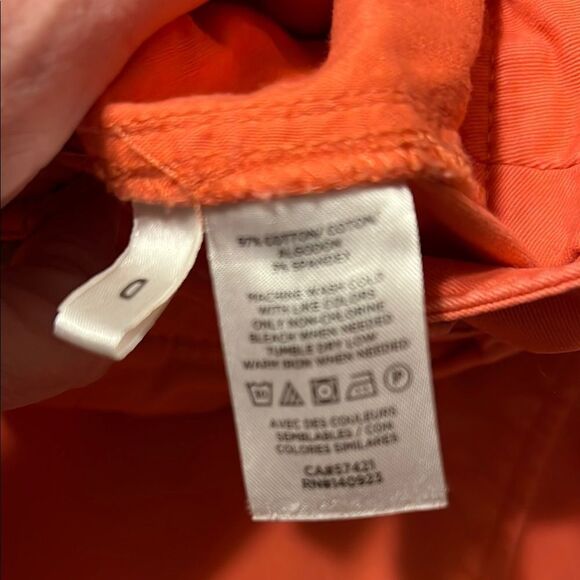 Loft Vibrant Orange Shorts - Picture 5 of 8